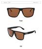 Men's Retro Square Polarized Sunglasses - Fashionable Anti-Glare Eyewear