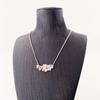 Necklace Flowers Colourful Stones New Link Chain Fine Jewelry Europe 925 Stering Silver Romantic Gift For Women