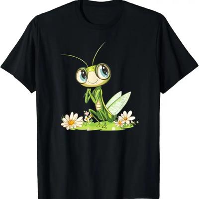 Chibi Praying Mantis Insect Lover T Shirt