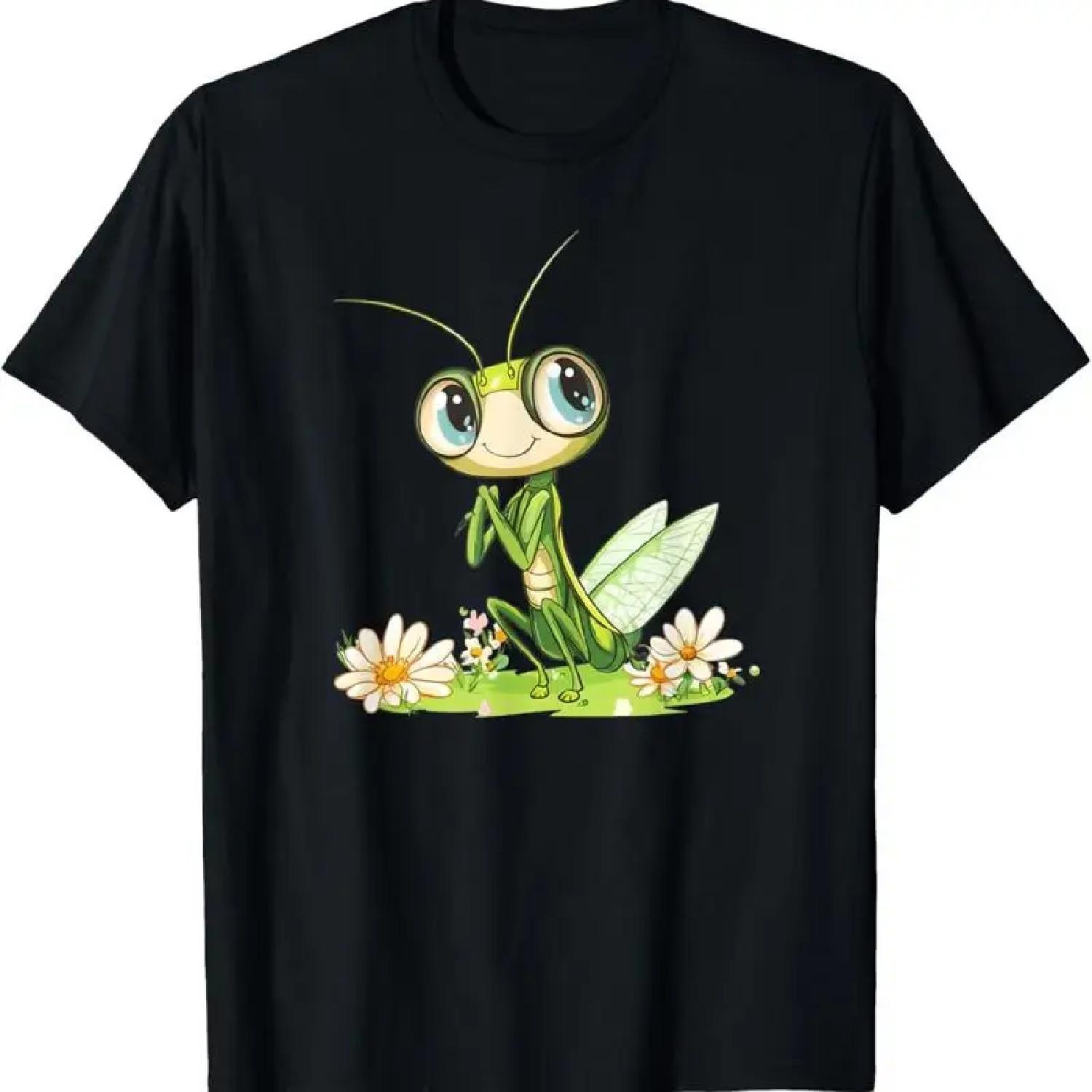 Chibi Praying Mantis Insect Lover T Shirt S