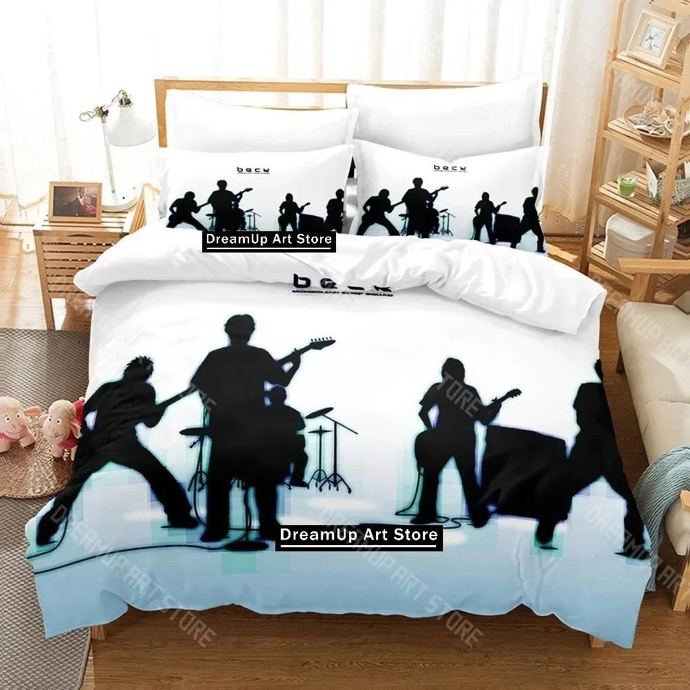 3D Print Beck Anime Bedding Set Single Twin Full Queen King Size Bed Set Adult Kid Bedroom Duvetcover Sets Bed Sheet Set