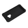 Coque de Téléphone Housse de Protection de Téléphone Silicone PC Absorption des Chocs Anti-Empreintes Digitales Tache Accessoire de Téléphone Minimaliste Noir Pour