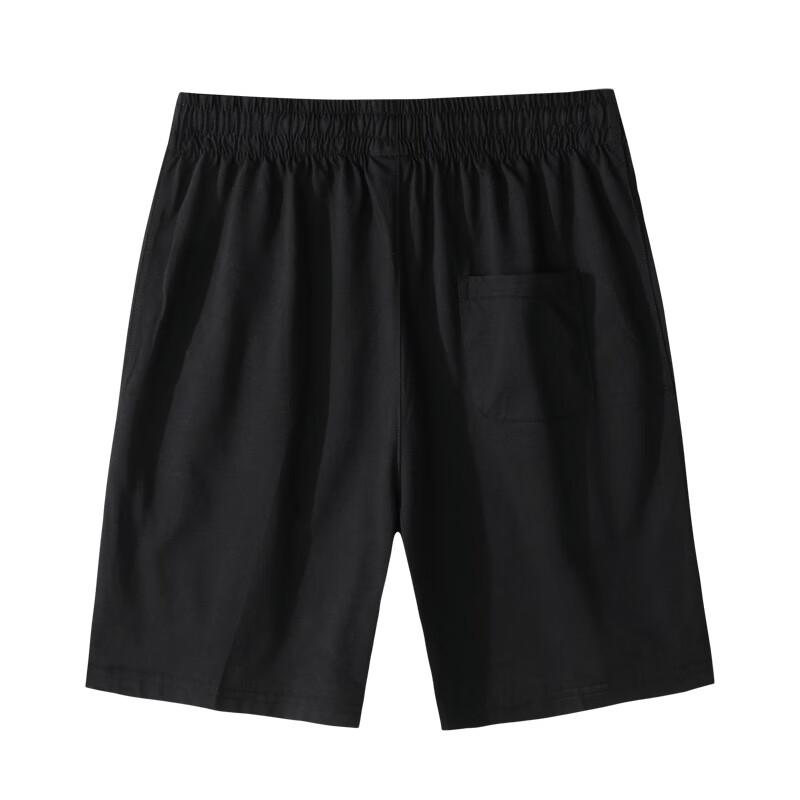 Men's Plus Size Cotton Blend V-Neck Short Sleeve Shorts Set
