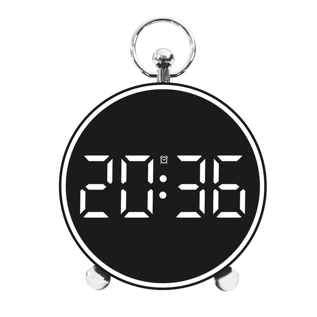 New Creative Alarm Clock Simple Electronic Clock Clock Home Bedside Clock Temperature Clock Plastic Clock