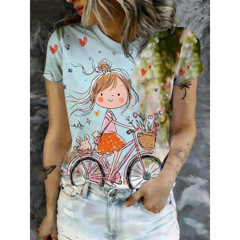 Gentle healing spring atmosphere casual top