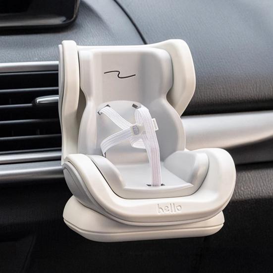 Doll Car Seat with Soft Furry Cushion Seat Cover Safety