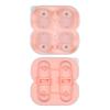 Diy Animal Handwork DIY Ice Creams Molds Silicones Popsicles Cheese Stick Molds with Lid Cake Stick Molds 4-link