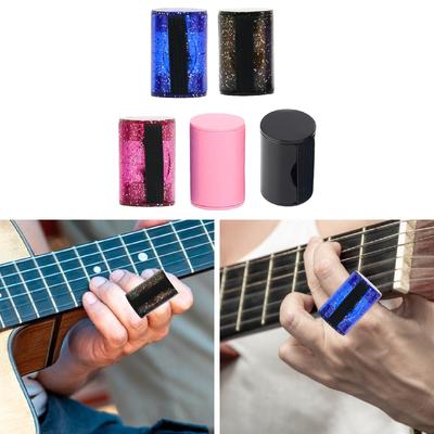 Finger Rattle Rhythm Sand Shaker Plastic Percussion Musical Tool for Stage Performance Guitar Ukulele