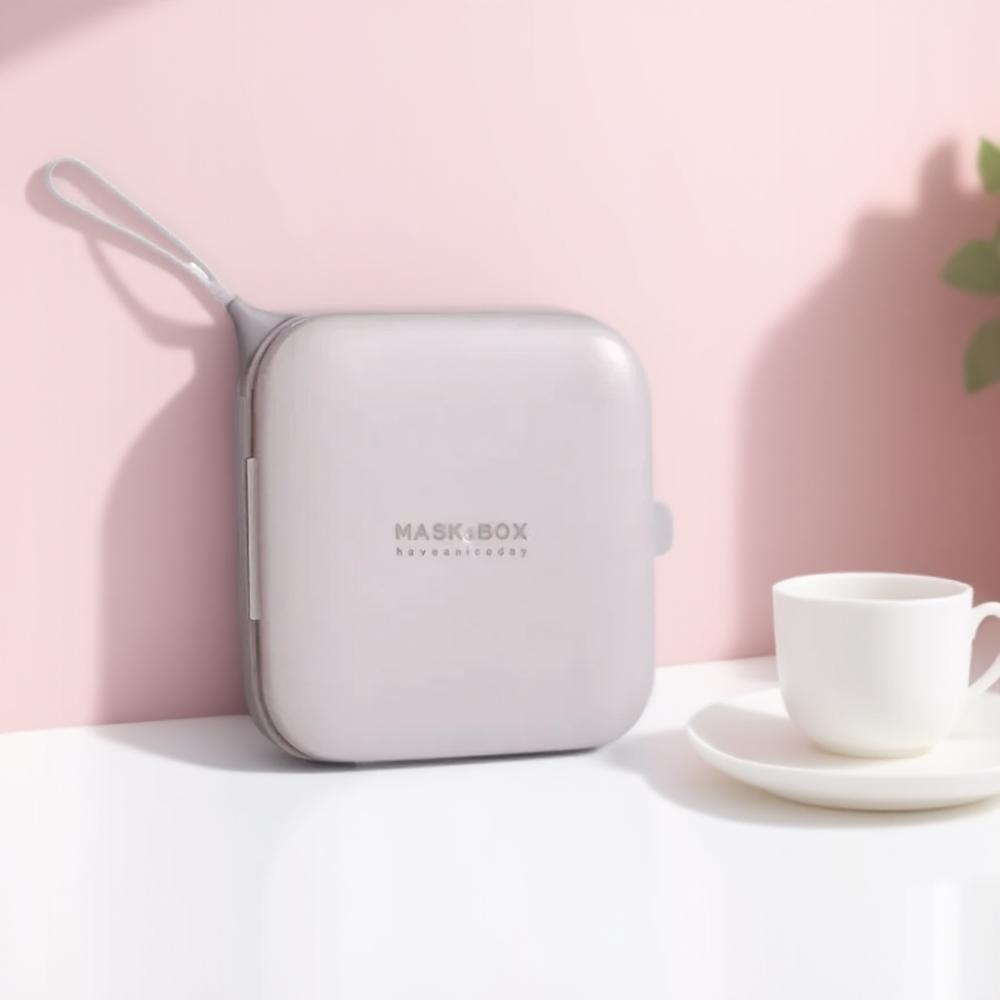 Portable Dustproof Waterproof Storage Box for Jewellery Mask Accessories Travel Sealed Container