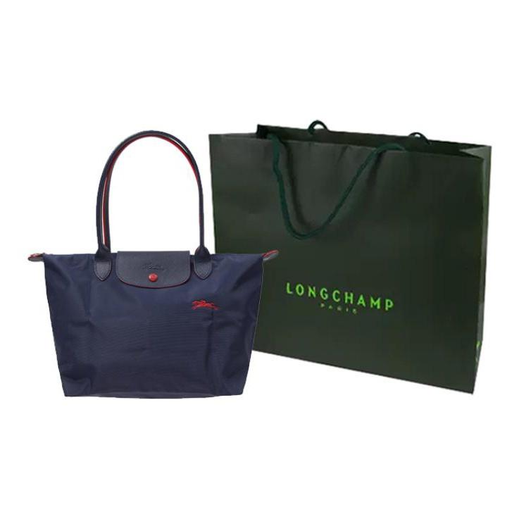 Longchamp Le Pliage Club 28 Large Capacity Fabric Tote Bag Women Tote Navy-Blue 2605619556