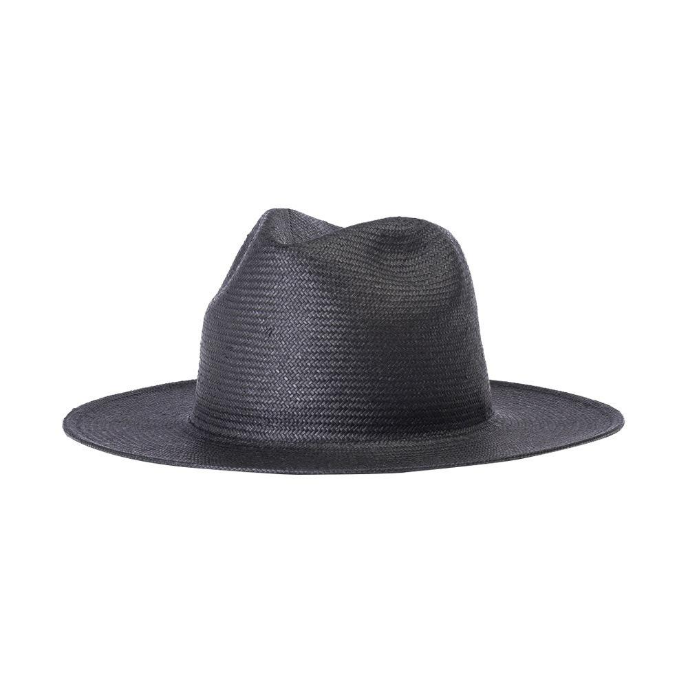 

Summer Flat-Top Parisian Retro Sun Hat Black Straw Hat Luxury-brand Beach Dress Hat for Women Casquette Femme 55-59cm