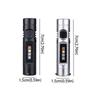 Rechargeable LED Torch Multi-Functional 3 Modes LED Flashlight Bright Tiny Battery Flashlight Traveling