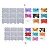 9 Cavity Flexible Pendant Mold Craft Molds Bone Shape Keychain Mould Crafting Accessories Present for Crafting Lover