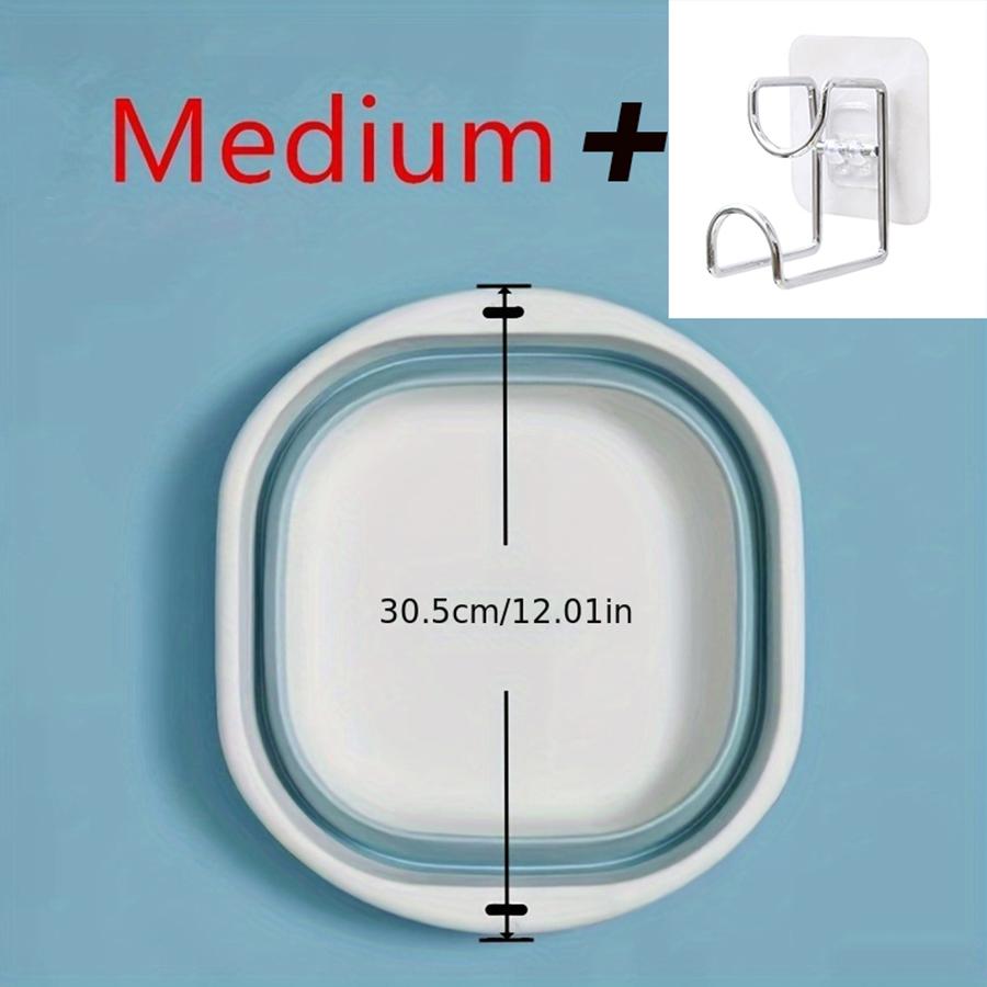 Household Portable Folding Wash Basin Sink Foot Bucket Plastic Folding Wash Basin Outdoor Camping Travel Wash Basin