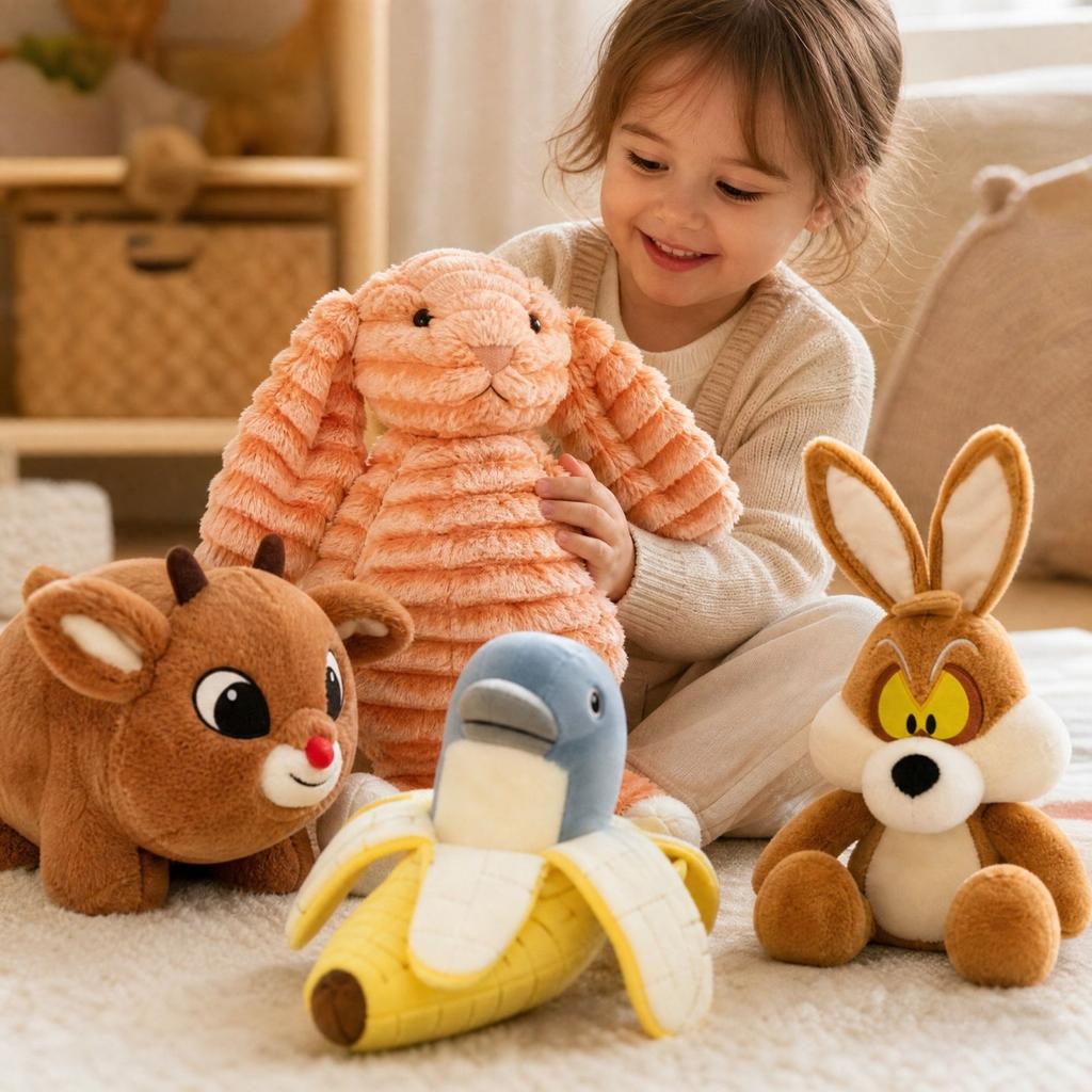 Novelty Plush Toy for Kids, Stuffed Animal Doll for Children, Plush Play Toy for Boys and Girls