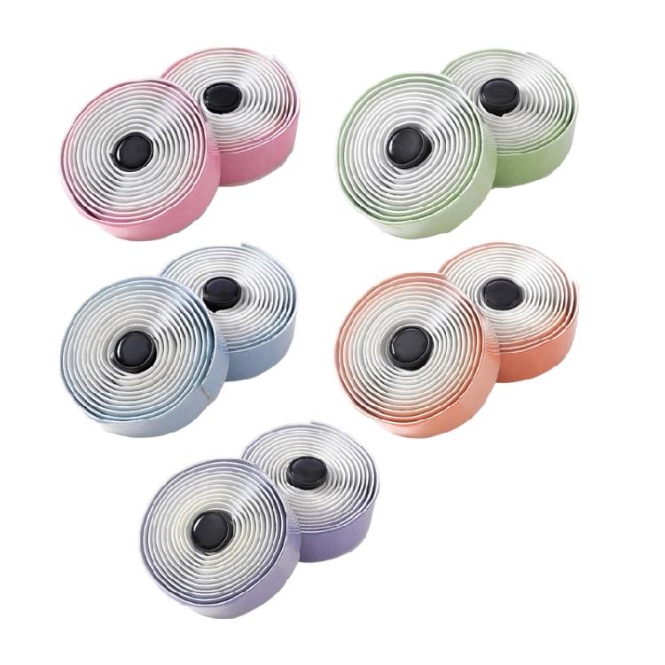 2Pcs Comfortable Bikes Handlebars Tape Anti Vibration Wrap Nonslip Bicycles Handlebar Tape Wrap Cycling Accessories