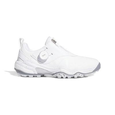 Golfové boty Code Chaos 25 Boa Obuv Dva cm 2E [Adidas Golf] Dámské Bílá/Stříbrná metalíza/Šedá 23.5