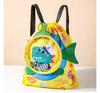 Children Waterproof Swimming Wet Dry Separation Beach Bag Cartoon Drawstring Storage Shoes Compartment Kids Wash Travel Bag