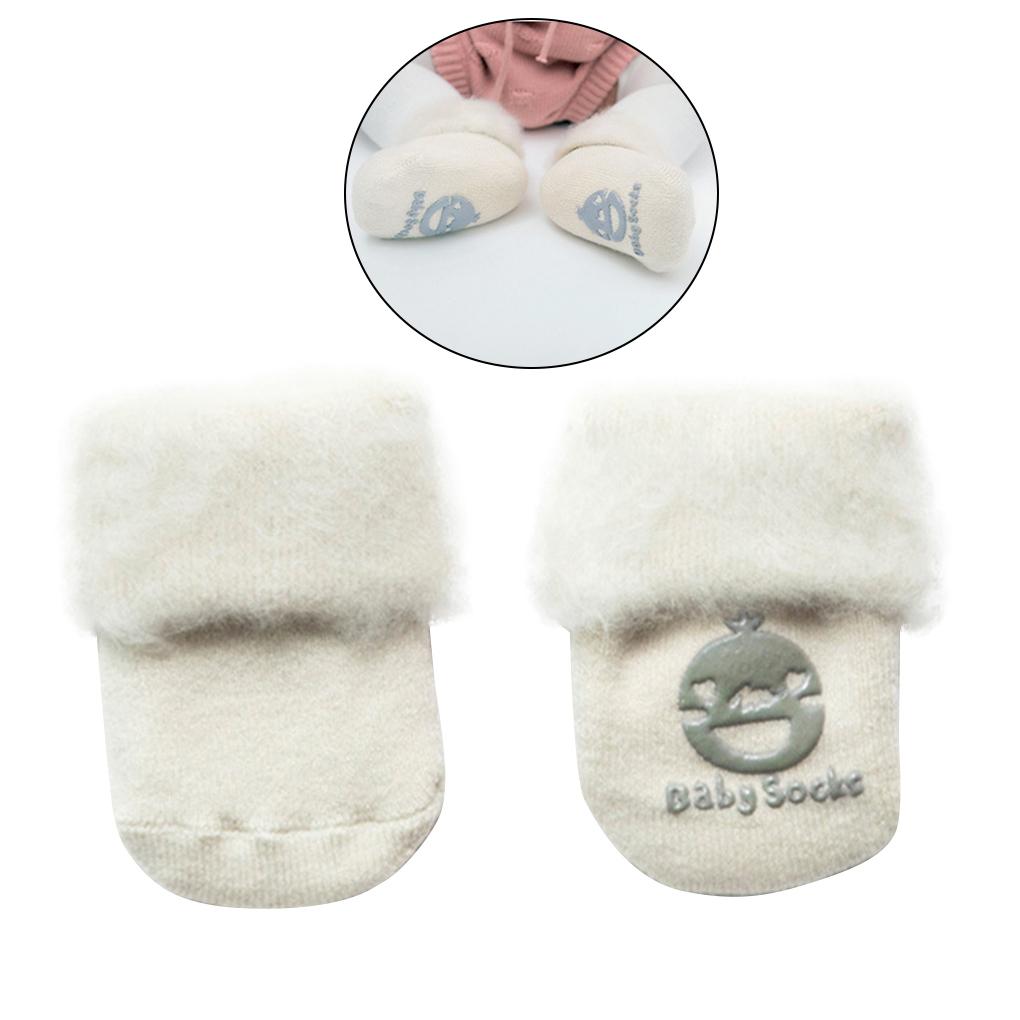 1 Pair Baby Warm Socks Toddler Breathable Elastic Acrylic Fibers Socks