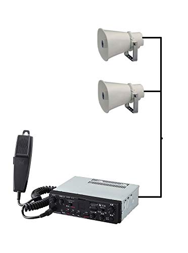 

TOA Car Card Compatible Amplifier/10W/Speaker Set/SD CA-107SD+SC-710AX2