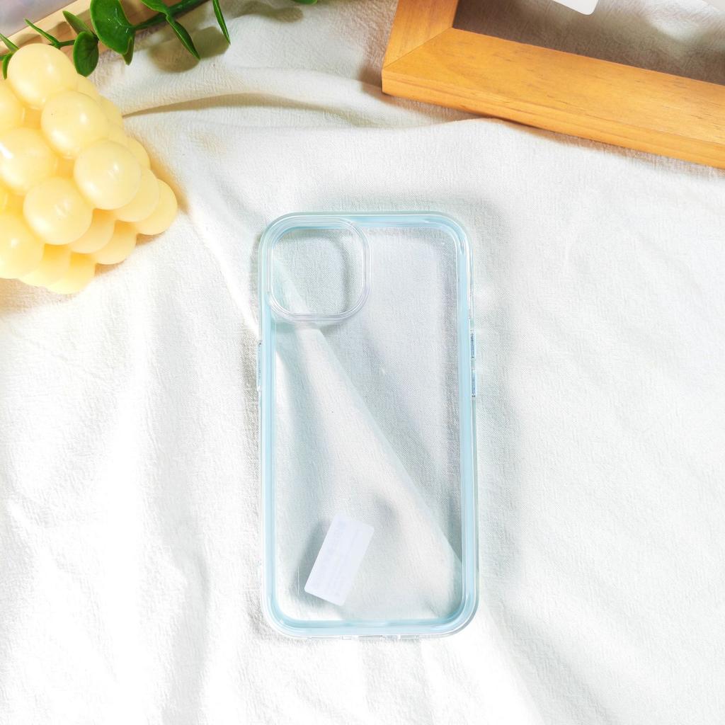 Transparent Colorful Phone Case for Apple 16 14 Pro Max, Shockproof iPhone Protective Cover Customizable