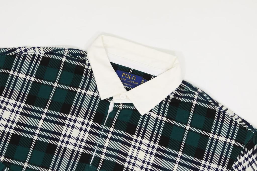 Polo Ralph Lauren Men's Classic Fit Tartan Check Long Sleeve Rugby Shirt MULTI XL
