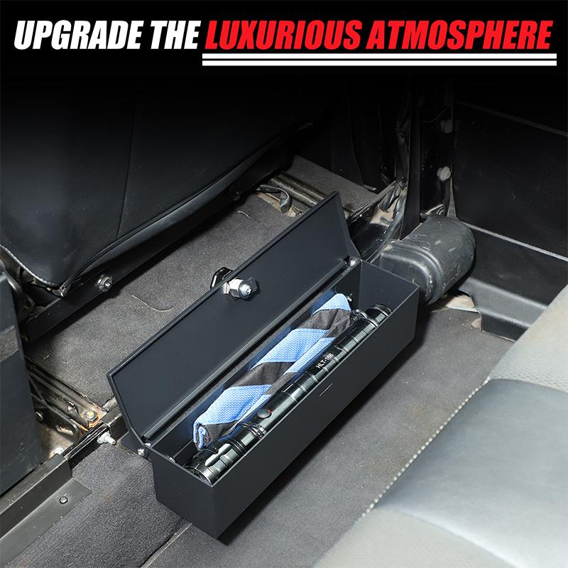 For Land Rover Defender 90 110 2004-2018 Aluminum alloy black car front seats rear lower password box car accessories NG5
