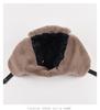 Leather Lei Feng Cap Men and Women In The Fall and Winter Thickened Warm Ear Protection Cap Outdoor Skiing Cycling Velvet Cold Cap