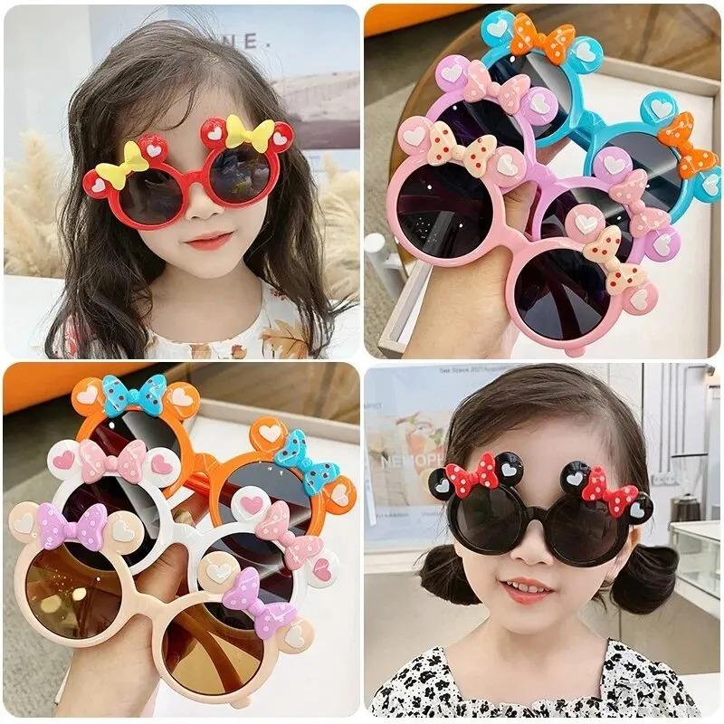 UV400 Kids Sunglasses Cute Cartoon Plastic Outdoor Sun Protection for Boys Girls Baby Travel Sport Eyewear Accessories