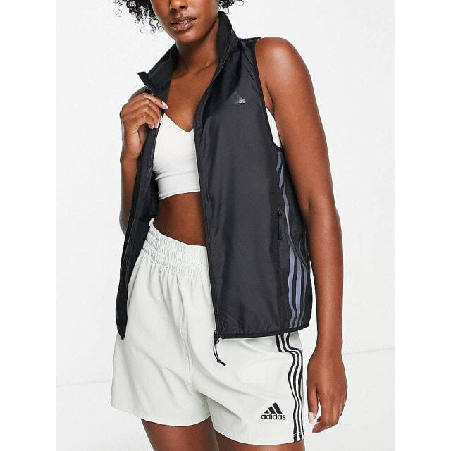 

Черный жилет с 3 полосками adidas Running Run Icons