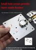 Cabinet Hinge Hole Repair Kit Stainless Steel Hinge Fixing Plate Kit Wardrobe Cupboard Hinges Board Reinforced Mounting Bracket