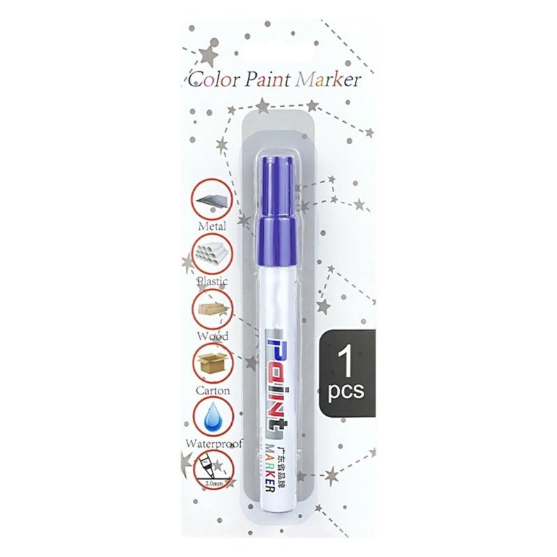 Car Wheel Touch Up Pen for Small Chips and Scratches, Pen Style Paint Marker, Rapid-Drying Finish, Single Pack