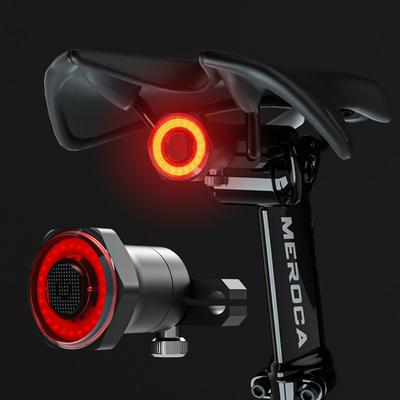 Chytré zadní světlo jízdního kola Auto Start/Stop Snímání brzdy IPx6 Vodotěsné USB nabíjení Cyklování zadní zadní světlo Bike LED