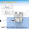 Cooler Hinges Screws Set Cooler Plastic Hinge Set with Stainless Steel Screws Camping Coolers Plastic Hinges for Coolers