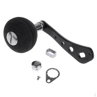 Aluminum Fishing Reel Handle DIY For Baitcasting/Drum/Raft W/Shim