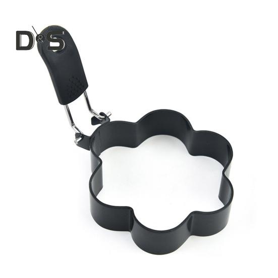 Stal nierdzewna w kształcie serca, forma do jajek, nieprzywierająca, kwiatowa gwiazda, naleśniki, omlet, foremki do smażenia jajek, gotowanie śniadaniowych kanapek, burgerów