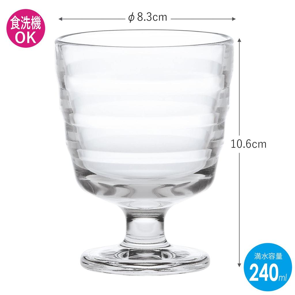 Toyo Sasaki Glass Free Glass Lulac Clear 240ml Made In Japan Dishwasher Safe Glass Cup Wine Glass Beer Glass Juice Glass P-53201-JAN