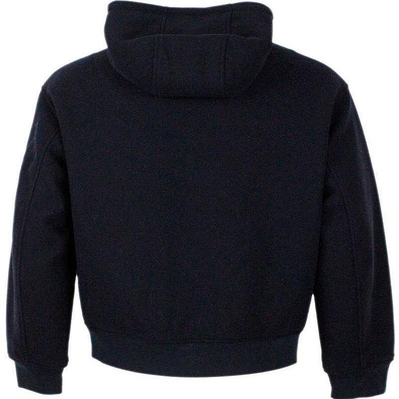 Armani Exchange Solid Color Zip-Up Hooded Long Sleeve Jacket Men Jackets Dark-Blue 6DZB34-ZN5PZ-1510