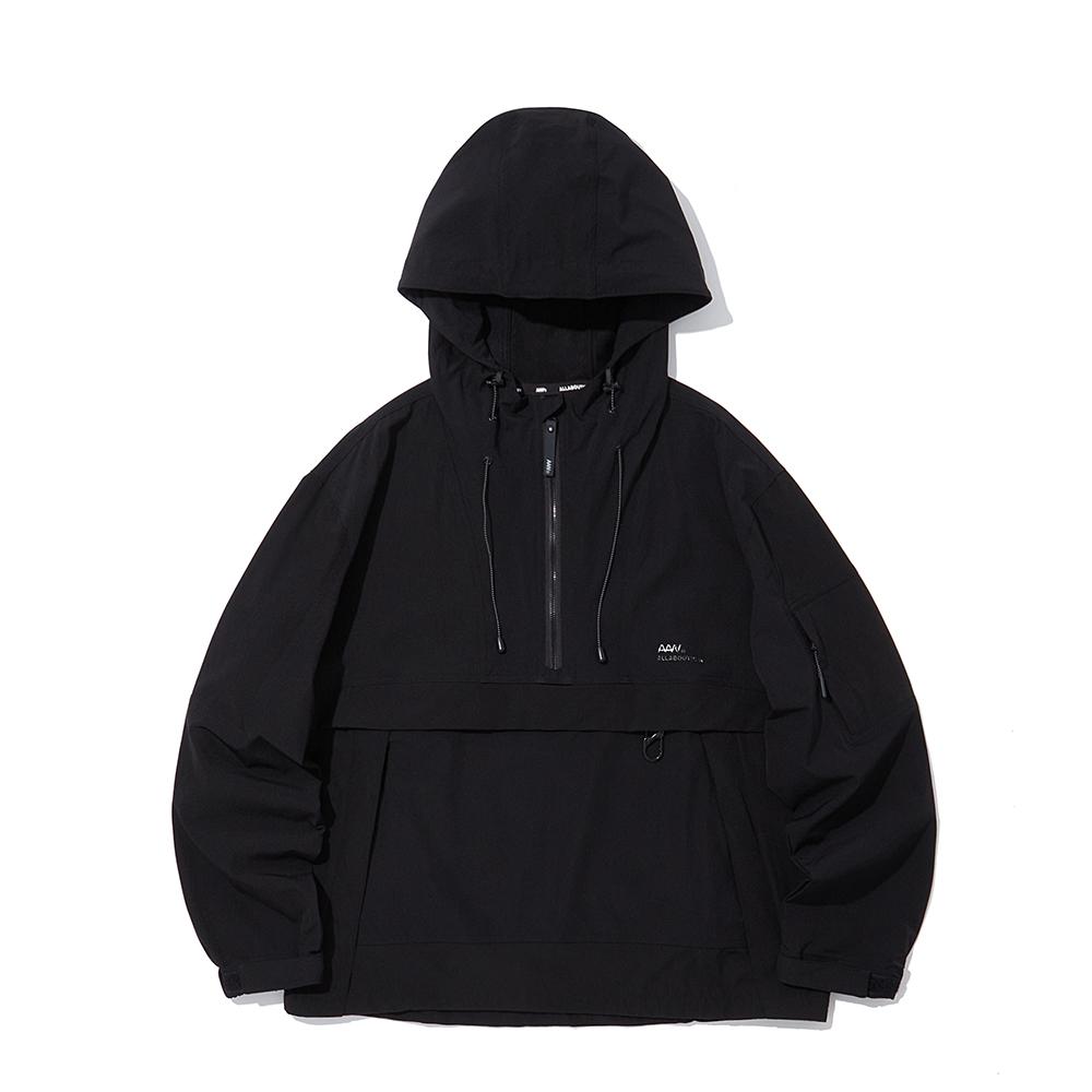 All About New Hooded Anorak Black Iny3Uj21Abk