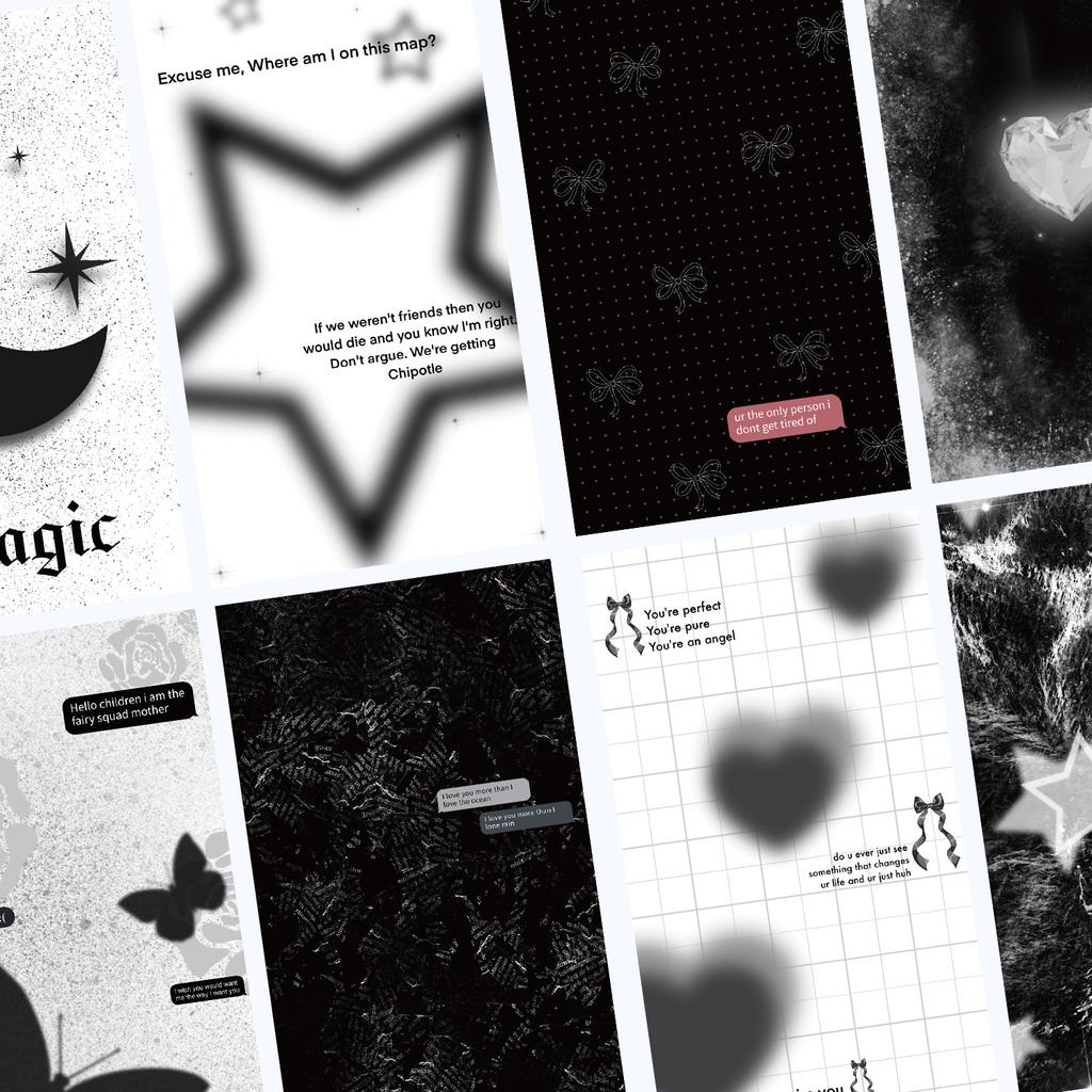 Mehrfach 8-teilige Girl Series Guka Handy Rückkarten DIY Dekoratives Basismaterial Aufkleber Klebeband Rückseitige Klebekraft