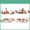 Fun Wooden City Transportation Train Track Assembly Building Blocks Kid Toy Set For Childrens Early Development And Imaginative Play