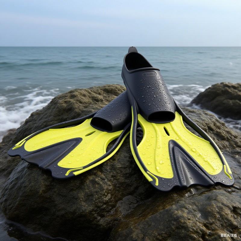 Adult Open-Heel Swim Fins Snorkeling Scuba Diving PPTPR Material Size XS To XXL 36-46
