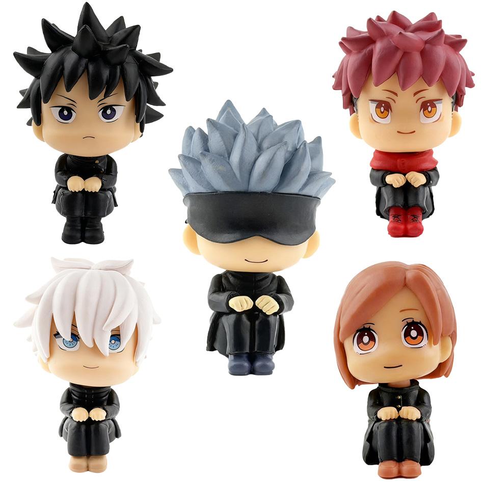 7-9CM Jujutsu Kaisen Cute Yuji Itadori Gojo Satoru Q Ver. PVC Action Figures Anime Figure Model Toys Collection Doll Gift