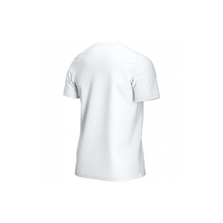 Nike T Shirts Men's White Crew Neck Moderate Straight Fit DB4230-100