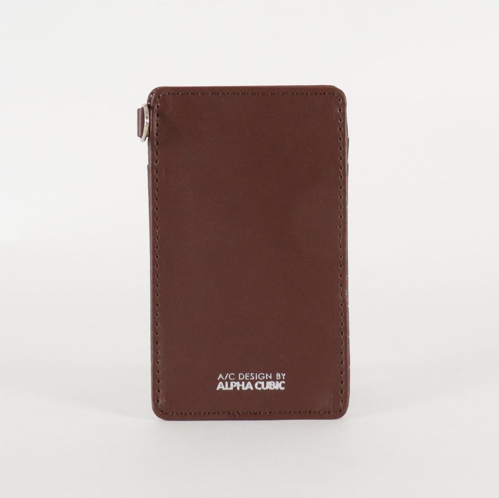 Alpha Cubic Bifold Wallet with Removable Card Large Beige Women's Zipper-Around Design, Case, Capacity, High-Quality Design,