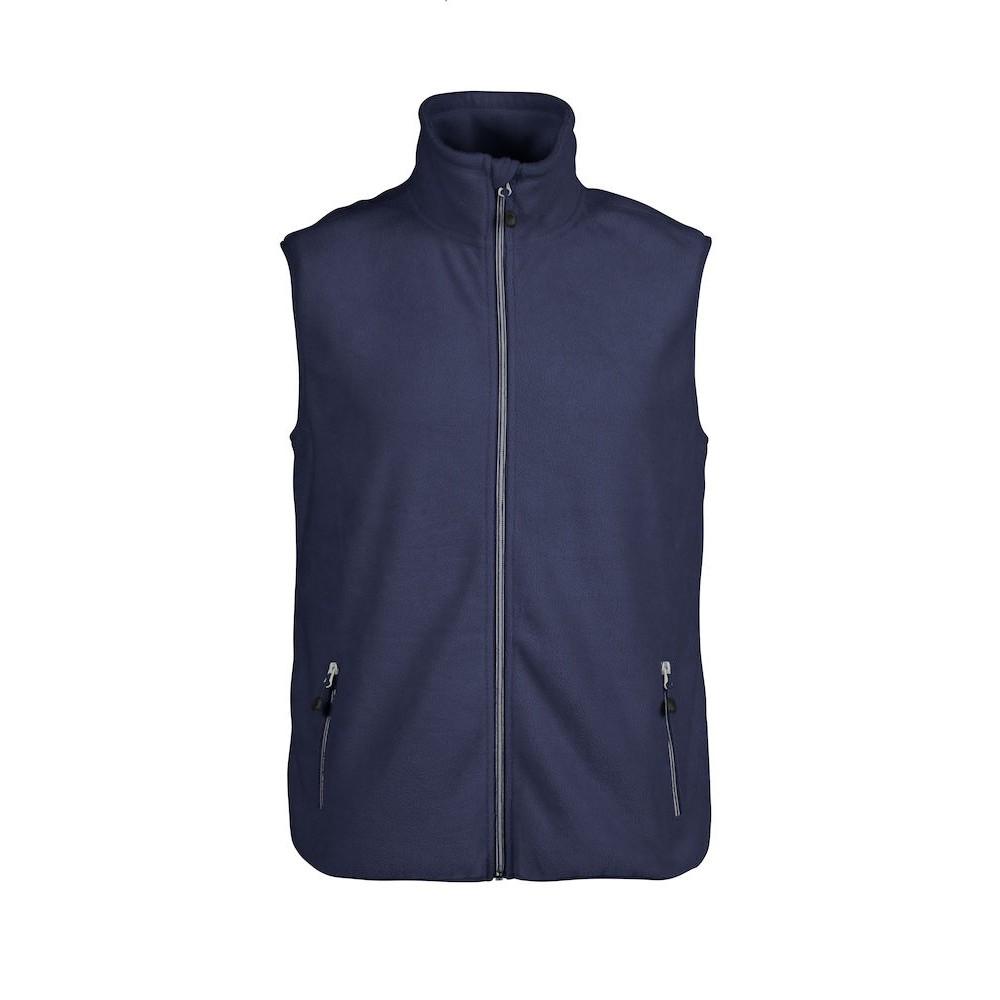 Printer RED Mens Sideflip Sleeveless Fleece Top