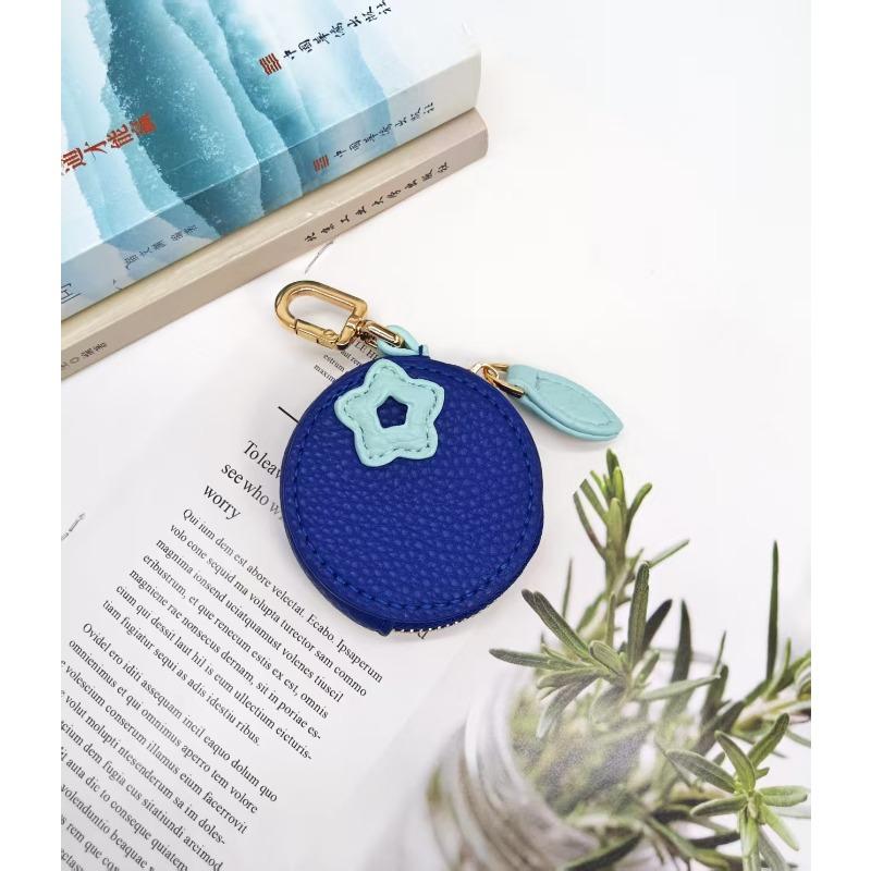 

Сменная сумка, брелок для ключей в виде фрукта, карта контроля доступа, модные подвески-аксессуары против потери и падения голубика