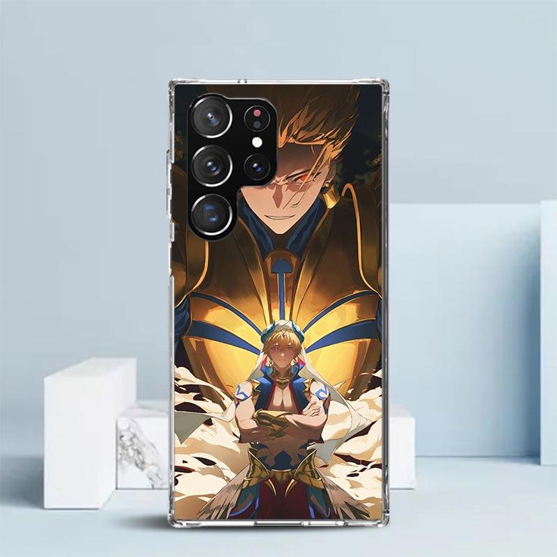 Fate Zero Stay Night Gilgamesh Soft Cover for Samsung Galaxy S25 Edge S26 S24 S23 Ultra Phone Case S22 S21 Plus S20 FE Print Pat