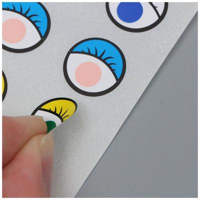 Sticky Labels Eyes DIY Roll Stickers Waterproof Gifts Decor Eyes Decorative Decals Adhesive DIY Crafts Children Sticker Guitar
