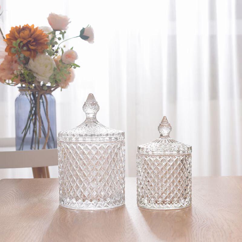 Qianxing Crystal Glass Storage Jar Set